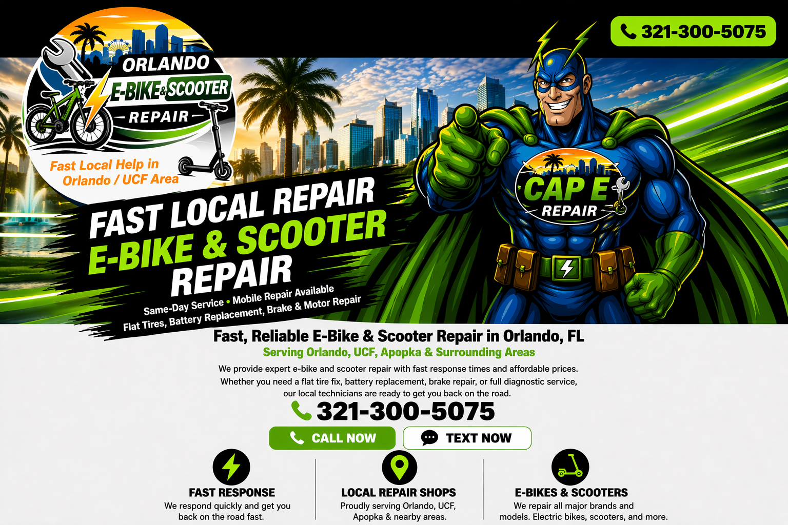 Orlando E-Bike and Scooter Repair Help logo